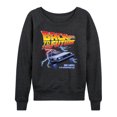 thumbnail image 1 of Back To The Future - DeLorean 88 MPH 1.21 Gigawatts - Women's Lightweight French Terry Long Sleeve Shirt, 1 of 4