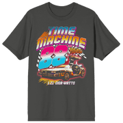 Back To The Future DeLorean 88 Mineral Wash Tee For Men-XXL