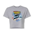 thumbnail image 1 of Back To The Future - DeLorean Time Machine - Juniors Cropped Cotton Blend T-Shirt, 1 of 4