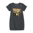 thumbnail image 1 of Back To The Future - DeLorean Time Machine - Toddler & Youth Girls Fleece Dress, 1 of 3