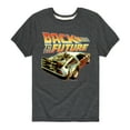 thumbnail image 1 of Back To The Future - DeLorean Time Machine - Toddler & Youth Short Sleeve Graphic T-Shirt, 1 of 4