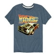 thumbnail image 1 of Back To The Future - DeLorean Time Machine - Toddler & Youth Short Sleeve Graphic T-Shirt, 1 of 4