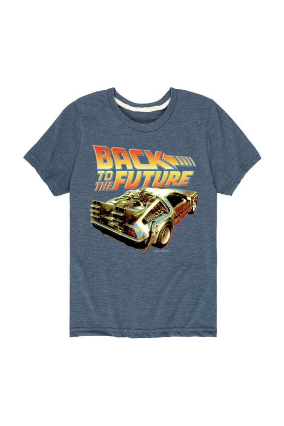 - DeLorean Time Machine - Toddler & Youth Short Sleeve Graphic T-Shirt
