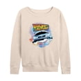 thumbnail image 1 of Back To The Future - DeLorean Time Machine - Women's Lightweight French Terry Long Sleeve Shirt, 1 of 4