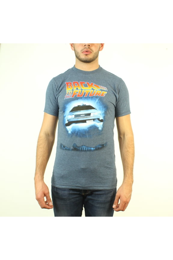 Delorean Men's Blue T-shirt NEW Sizes S-2XL
