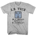 thumbnail image 1 of Back To The Future Eb Tech Gray Heather Adult T-Shirt 4Xlt, 1 of 2