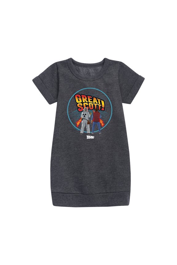 - Great Scott! - Toddler & Youth Girls Fleece Dress