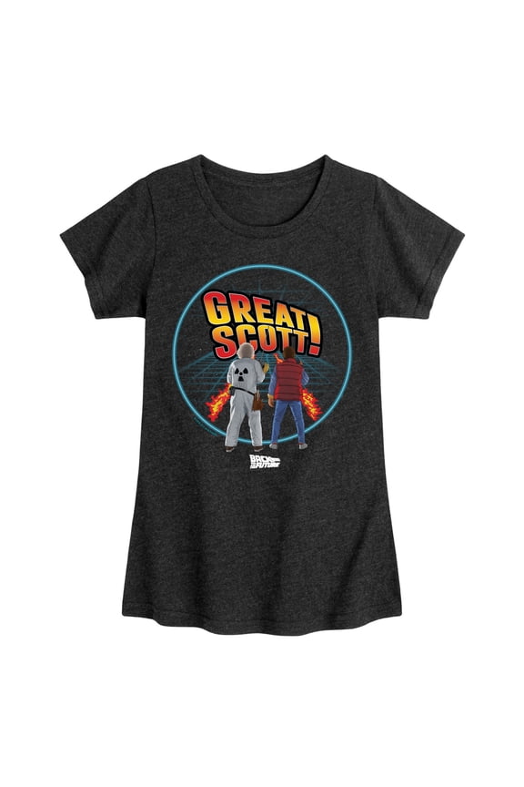 - Great Scott! - Toddler & Youth Girls Short Sleeve Graphic T-Shirt