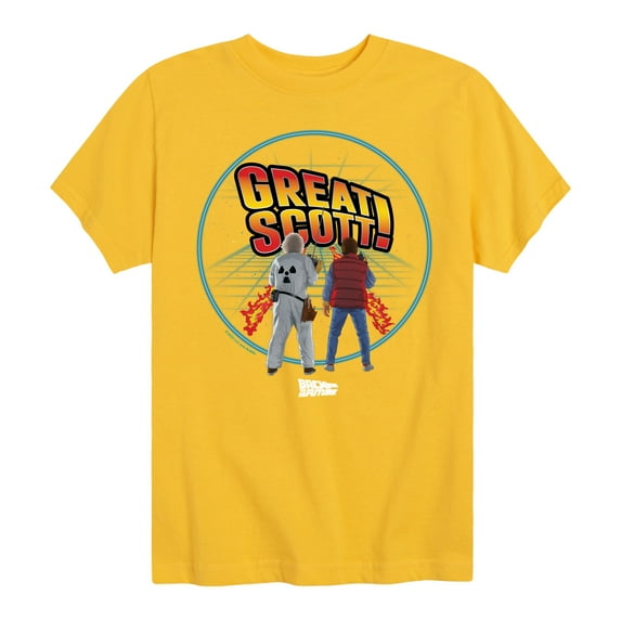 Back To The Future - Great Scott! - Toddler & Youth Short Sleeve Graphic T-Shirt