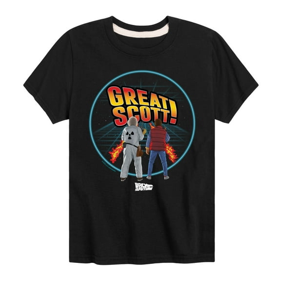 Back To The Future - Great Scott! - Toddler & Youth Short Sleeve Graphic T-Shirt
