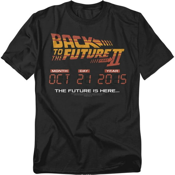 Back To The Future II Future Is Here Mens Short Sleeve Shirt