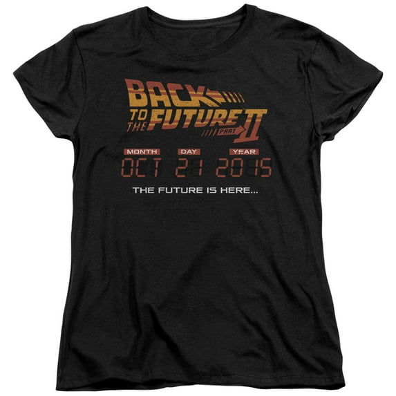 Back To The Future Ii - Future Is Here - Women's Short Sleeve Shirt - X-Large