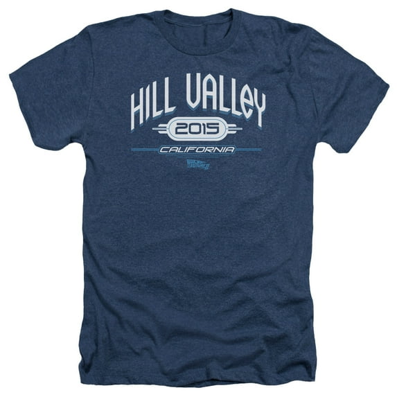 Back To The Future Ii - Hill Valley 2015 - Heather Short Sleeve Shirt - Medium