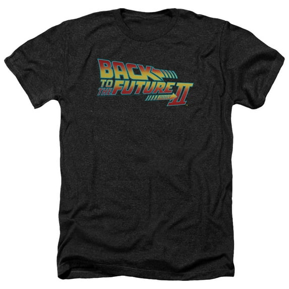 Back To The Future Ii - Logo - Heather Short Sleeve Shirt - XXX-Large