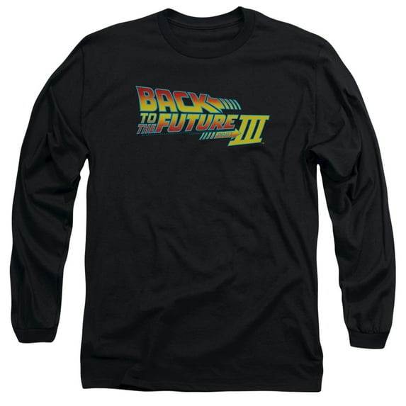 Back To The Future Iii - Logo - Long Sleeve Shirt - Large