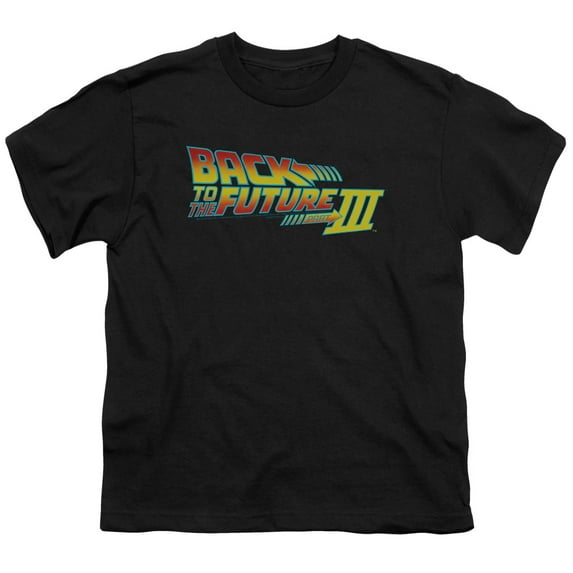 Back To The Future Iii - Logo - Youth Short Sleeve Shirt - Large
