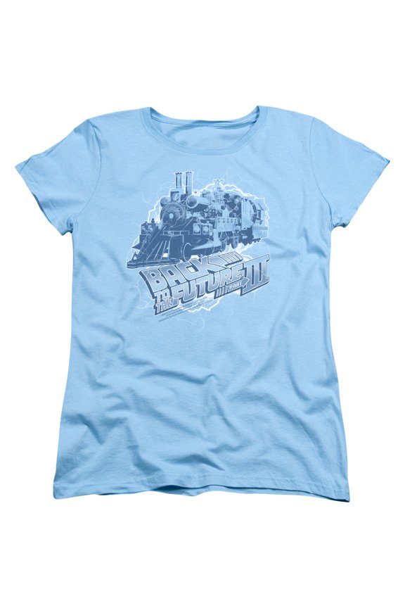 Back To The Future Iii - Time Train - Women's Short Sleeve Shirt - Large
