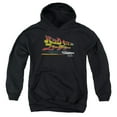 thumbnail image 1 of Back To The Future - Japanese Delorean - Youth Hooded Sweatshirt - Large, 1 of 2