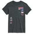 thumbnail image 1 of Back To The Future - License Plate And Icon - Men's Short Sleeve Graphic T-Shirt, 1 of 4