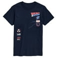 thumbnail image 1 of Back To The Future - License Plate And Icon - Men's Short Sleeve Graphic T-Shirt, 1 of 4