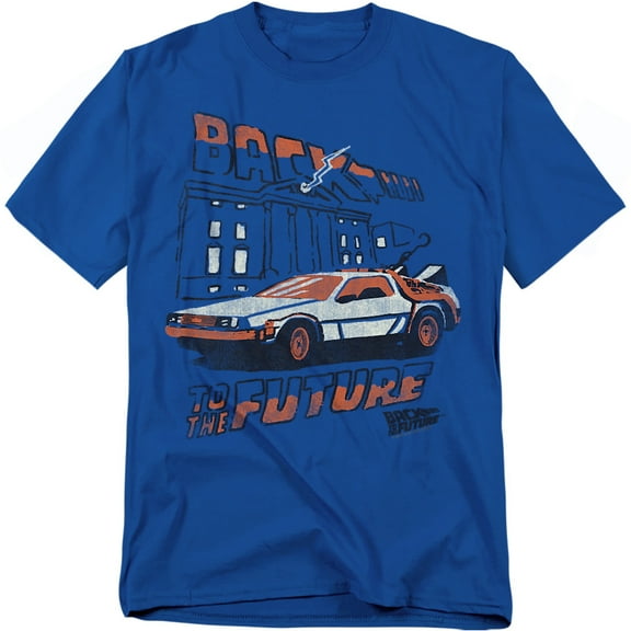 Back To The Future T-Shirt Lightning Strikes Unisex Graphic Tee For Men & Women