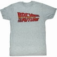 thumbnail image 1 of Back to the Future Logo Gray Adult T-Shirt, 1 of 2