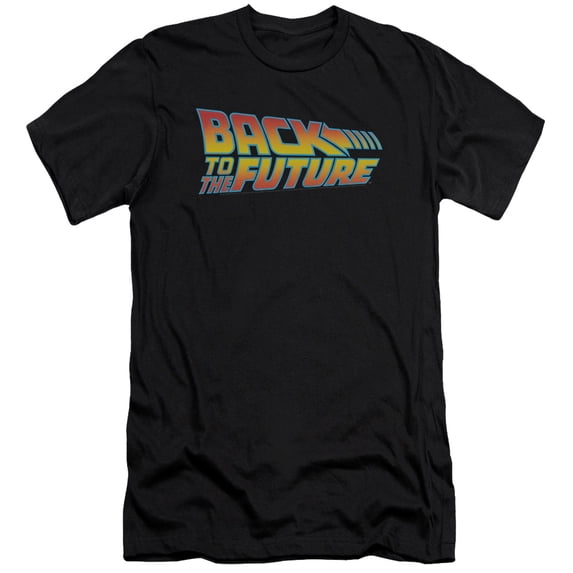 Back To The Future - Logo - Slim Fit Short Sleeve Shirt - Small