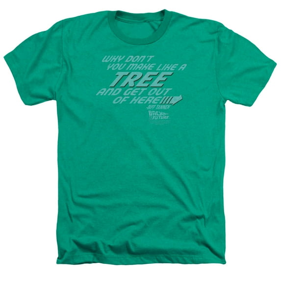 Back To The Future - Make Like A Tree - Heather Short Sleeve Shirt - XXX-Large