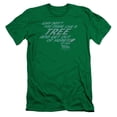 thumbnail image 1 of Back To The Future Make Like A Tree S/S Adult 30/1 T-Shirt Kelly Green  Kelly Green, 1 of 1