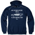 thumbnail image 1 of Back To The Future Men's Other Ride Hooded Sweatshirt Small Blue, 1 of 2