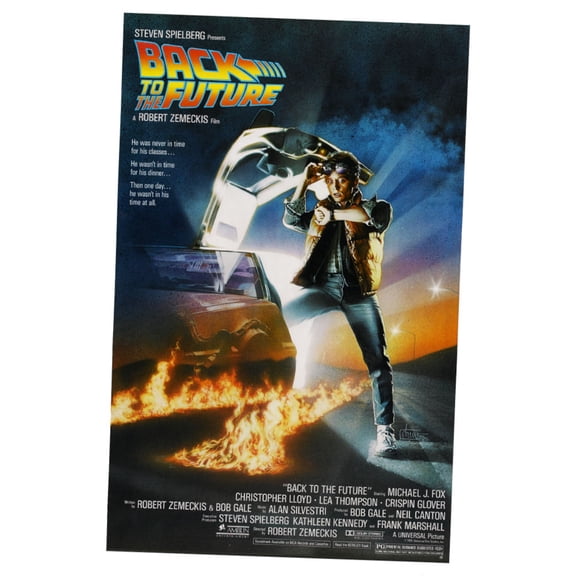 Back To The Future Movie Poster 24x36 Art Poster 24x36 Multi-Color Square Adults Bad Dog Posters Prints