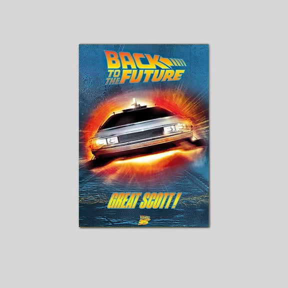 Back To The Future - Movie Poster (Great Scott! - Delorean) Poster Size 24''x36'' GoldenGate JSC