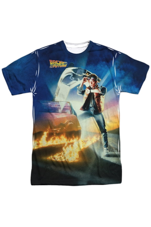Back To The Future - Movie Poster - Short Sleeve Shirt - XXX-Large