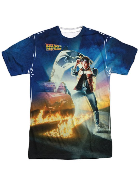 Back To The Future - Movie Poster - Short Sleeve Shirt - XXX-Large