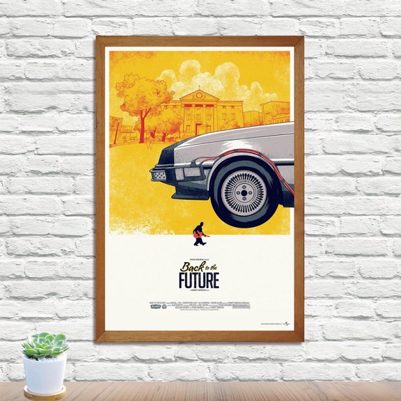 Back To The Future Movie Vintage Retro Print Wall Art Print Home Decor Printing, Unframed Poster