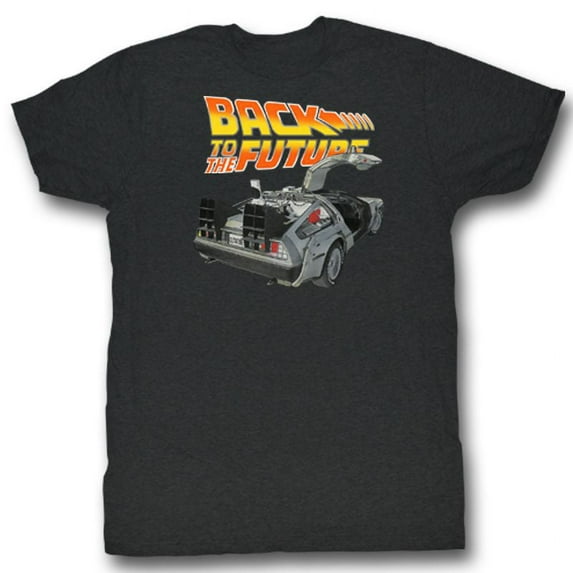Back To The Future Movies Btf Car Adult Short Sleeve T Shirt
