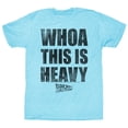 thumbnail image 1 of Back To The Future Movies Heavy Adult Short Sleeve T Shirt, 1 of 2