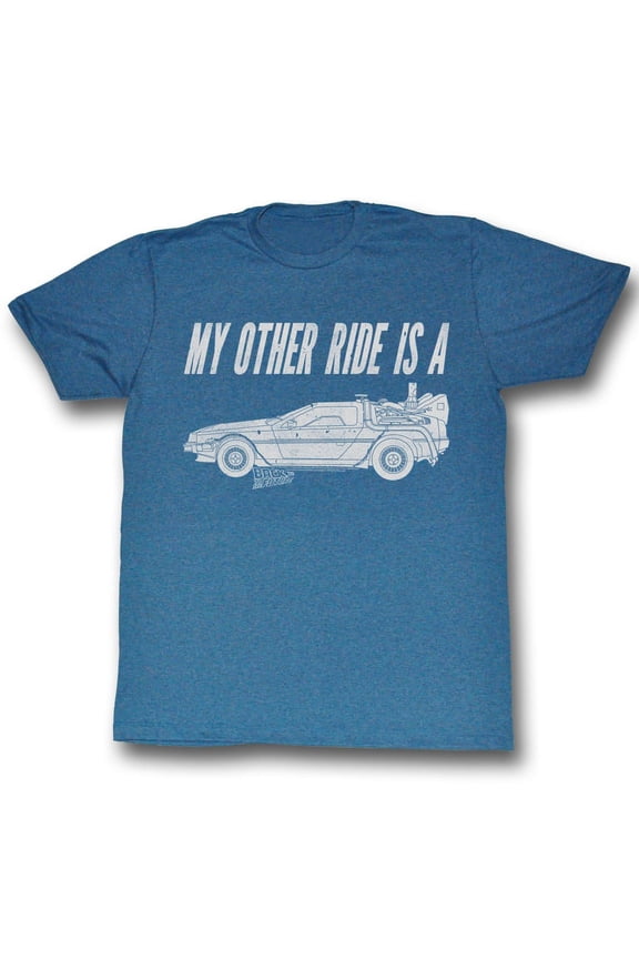 Back To The Future Movies My Other Ride Adult Short Sleeve T Shirt