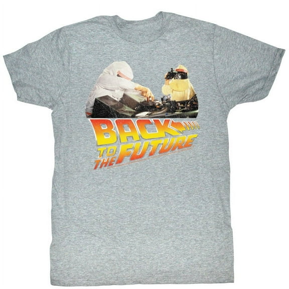 Back To The Future Movies Working Adult Short Sleeve T Shirt