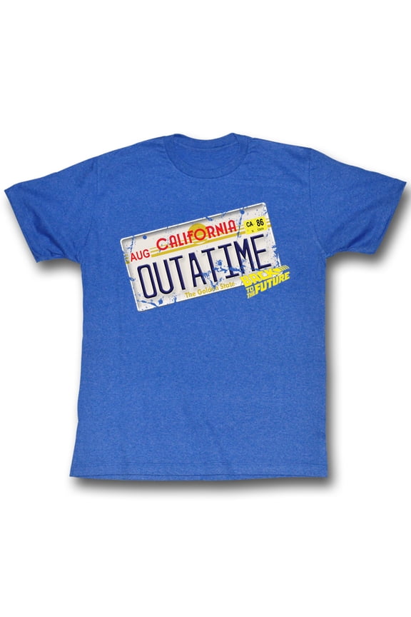 OUTA IT-Front Print-Blue Adult Short Sleeves T-Shirt M