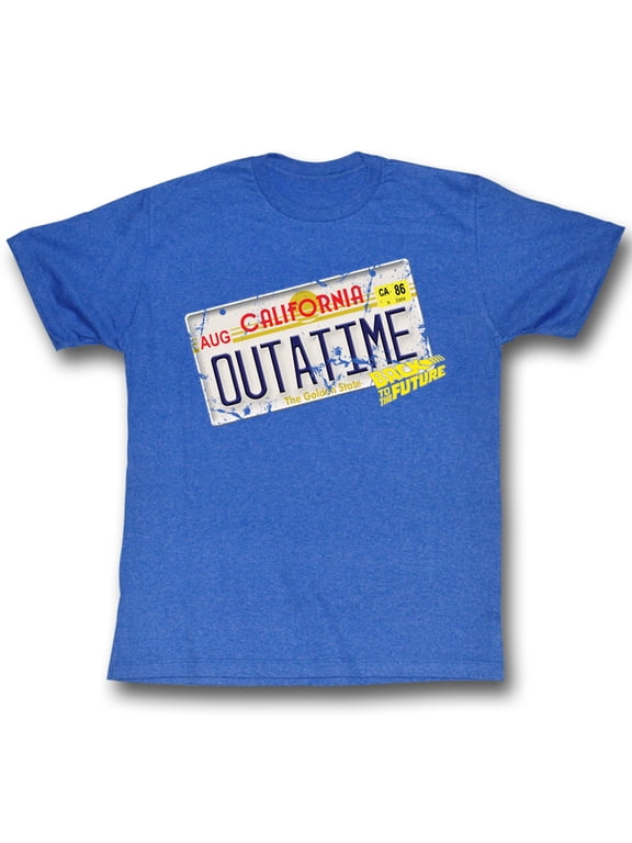 OUTA IT-Front Print-Blue Adult Short Sleeves T-Shirt M