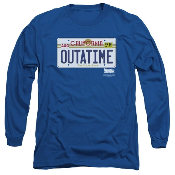 Back To The Future - Outatime Plate - Long Sleeve Shirt - Large