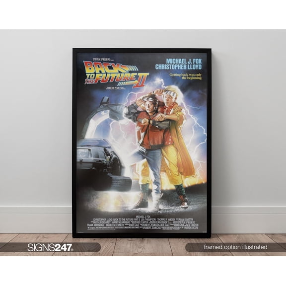 Back To The Future Part 2 Michael J Fox Poster | Movie Poster | Movie Prints For Cinema Rooms | Wall Art | Home Decor | A0 A1 A2 A3 A4 A5