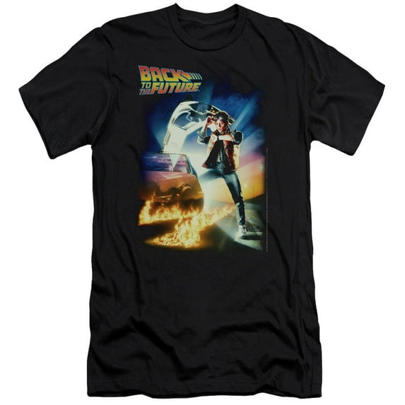 Back To The Future - Poster - Premium Slim Fit Short Sleeve Shirt - XX-Large