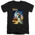 thumbnail image 1 of Back To The Future - Poster - Slim Fit V Neck Shirt - Large, 1 of 2