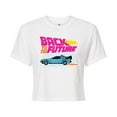 thumbnail image 1 of Back To The Future - Retro Logo - Juniors Cropped Cotton Blend T-Shirt, 1 of 4