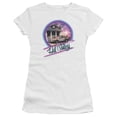 thumbnail image 1 of Back To The Future Ride S/S Junior Women's T-Shirt Sheer White, 1 of 1