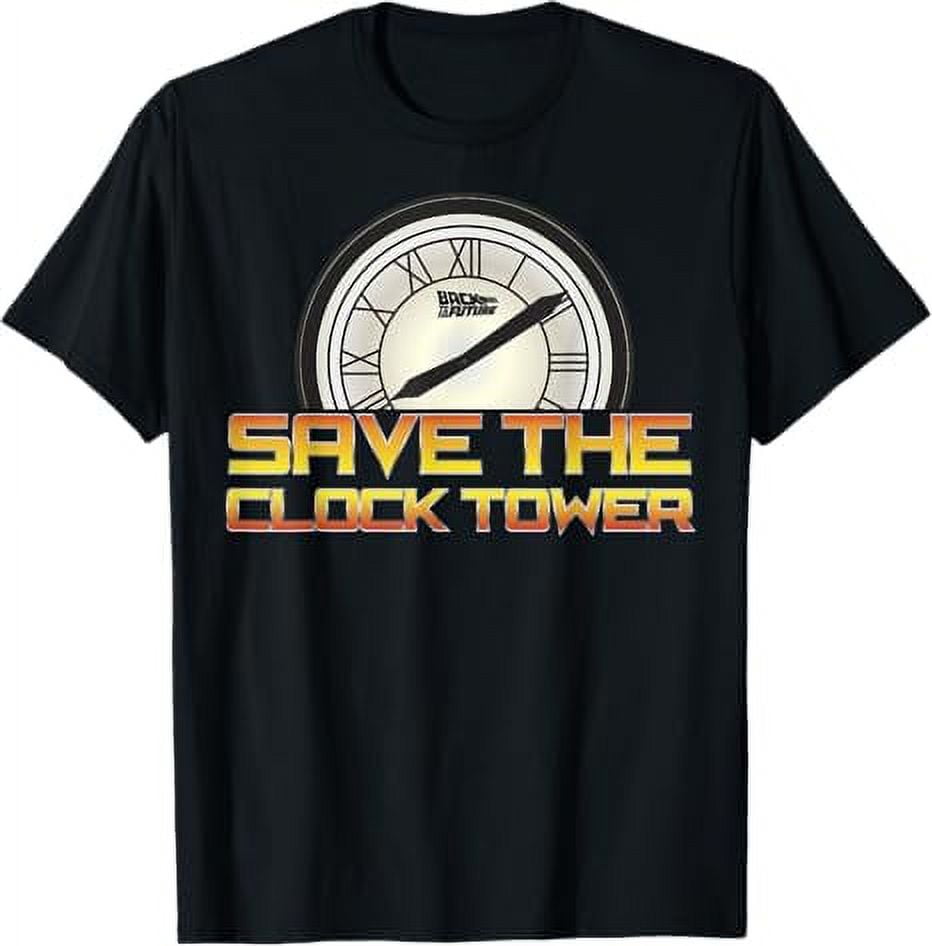 Back To The Future Save The Clock Tower TShirt