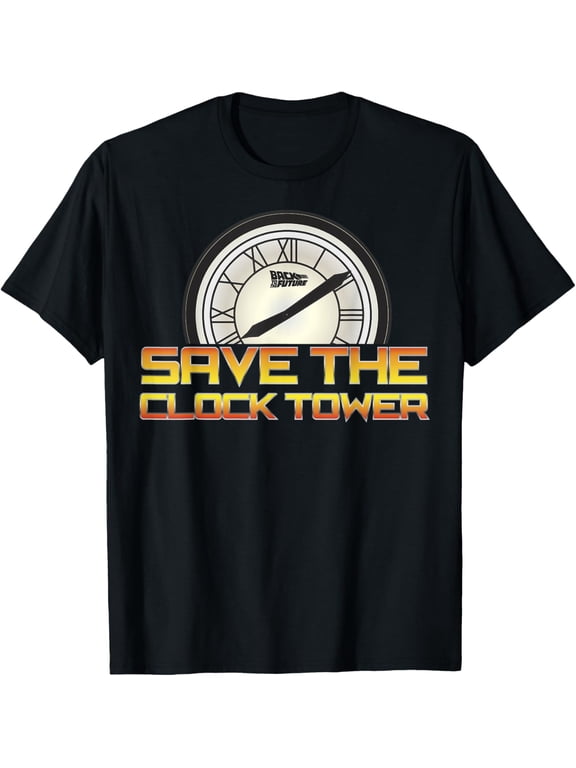 Back To The Future Save The Clock Tower T-Shirt