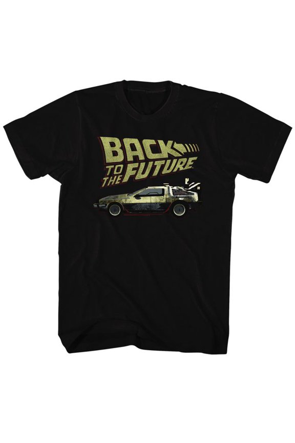 Back To The Future Btf Black Adult T-Shirt 2Xlt